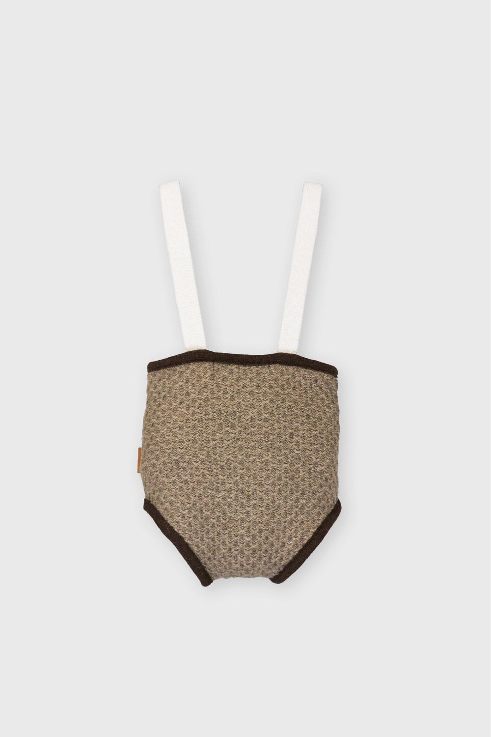 BROWN HONEYCOMB KNITTED BLOOMER