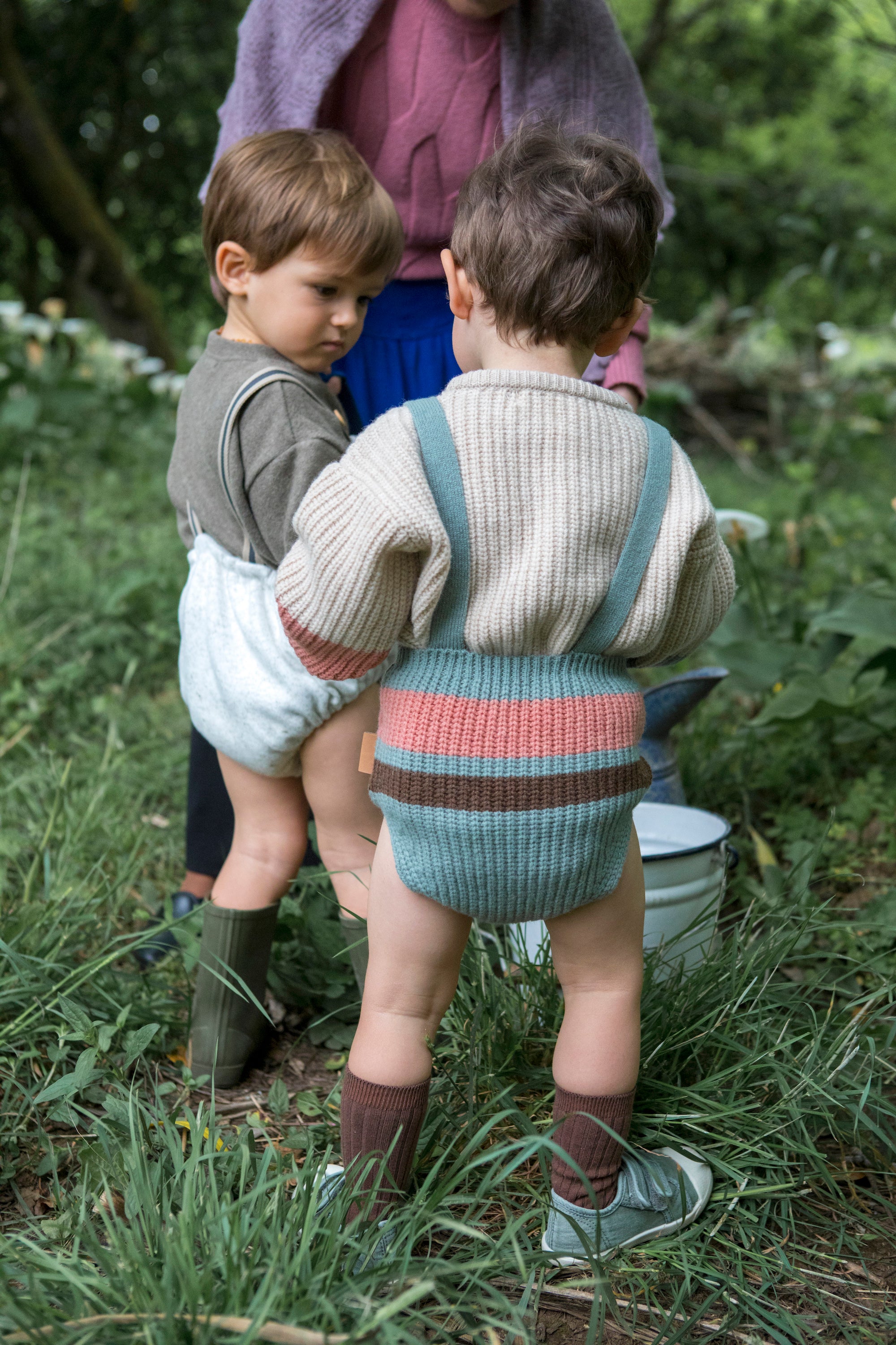 TRICOLOR KNITTED BLOOMER