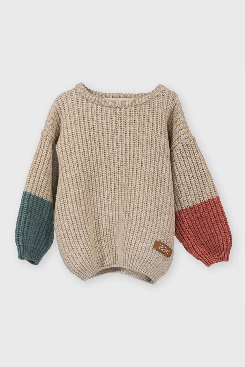 TRICOLOR KNITTED SWEATER
