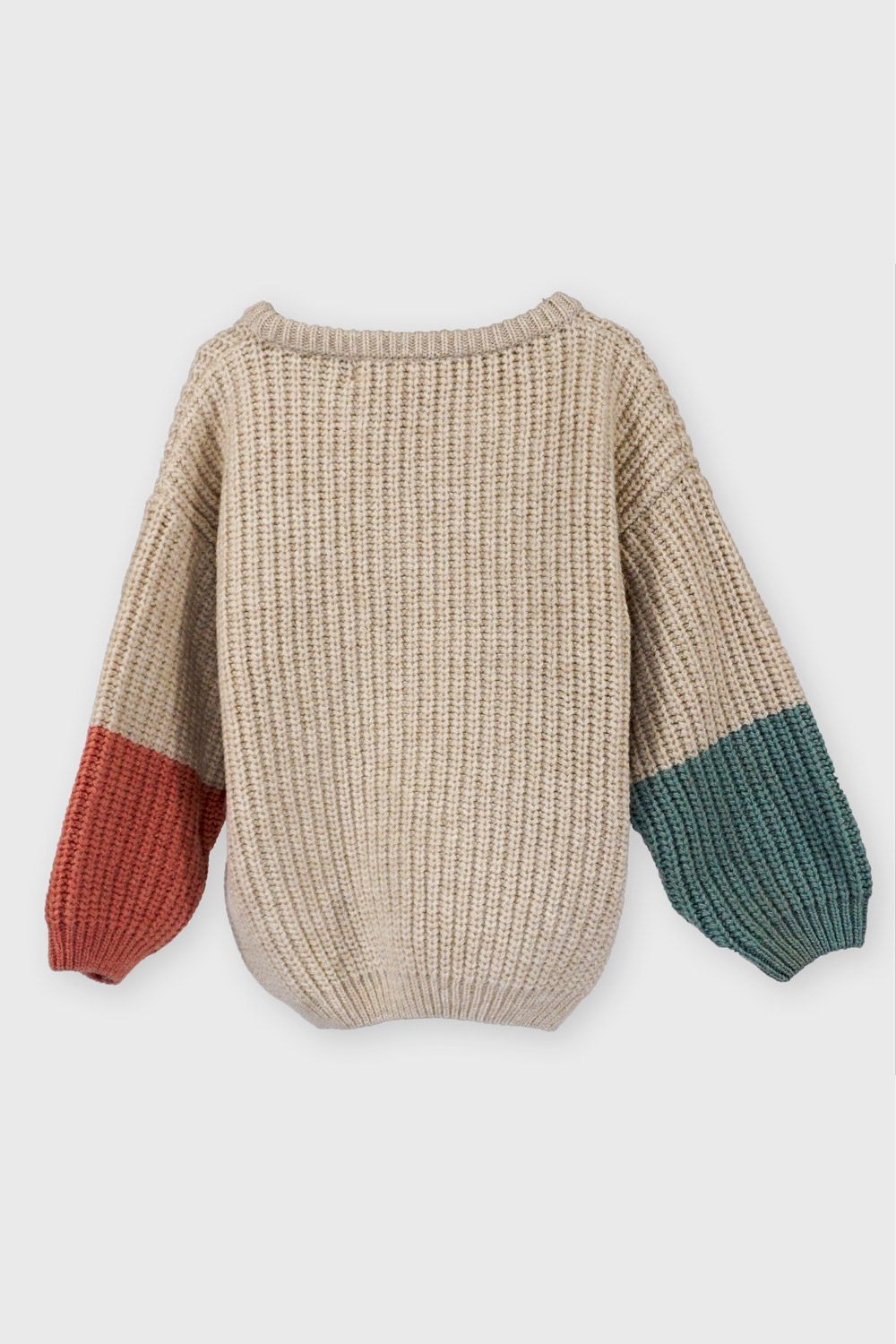 TRICOLOR KNITTED SWEATER
