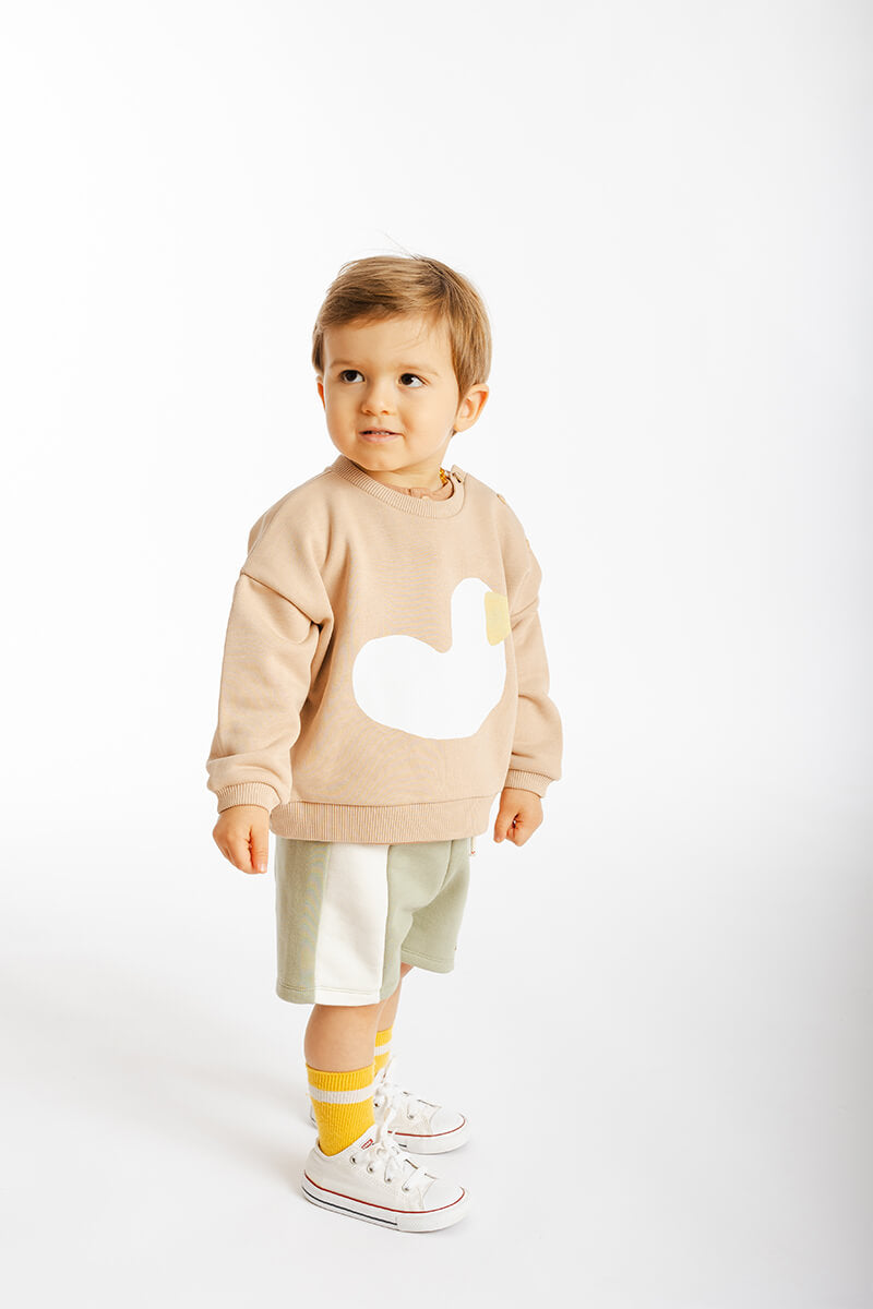 bootani sustainable kids baby clothes shorts and sweater